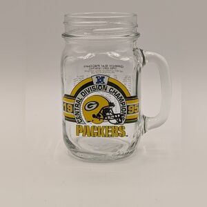 Packers 1995 Central Division Champions Glass Mug